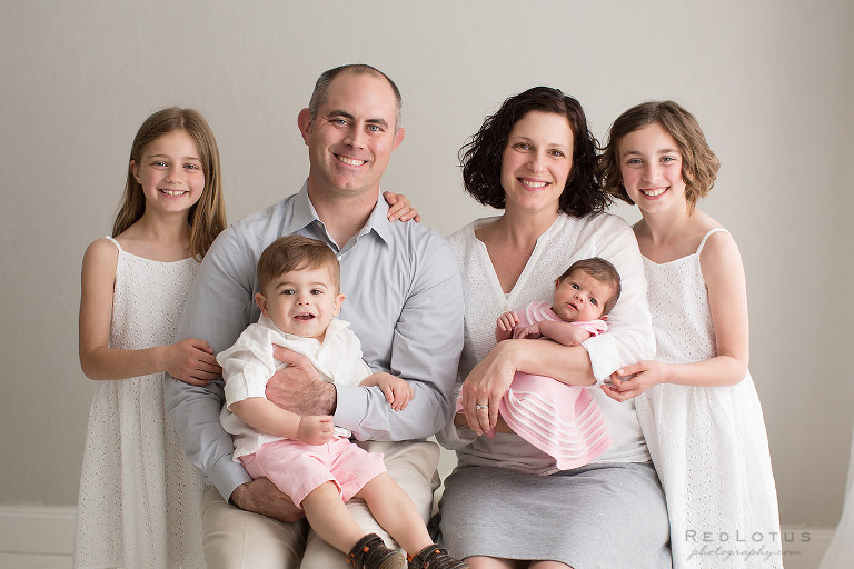 newborn photography family pose