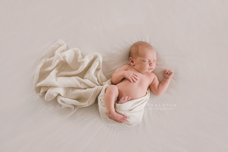 natural newborn pose