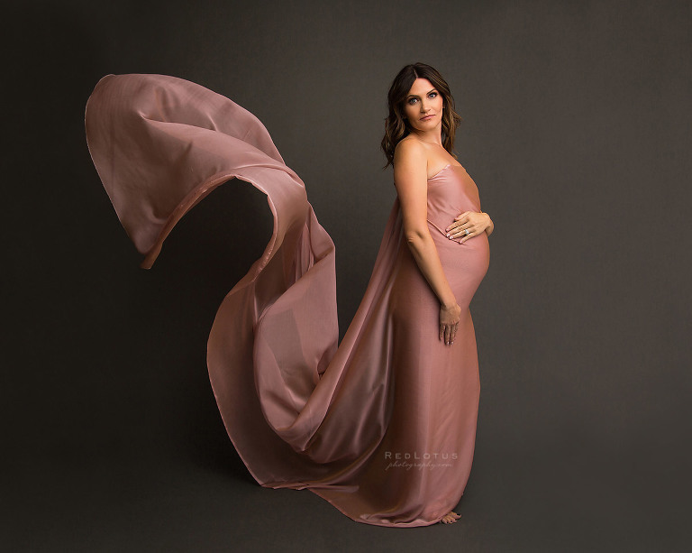 Maternity Photoshoot, Elegant Classy Dress Gown