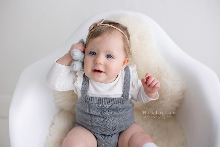 baby talking on phone